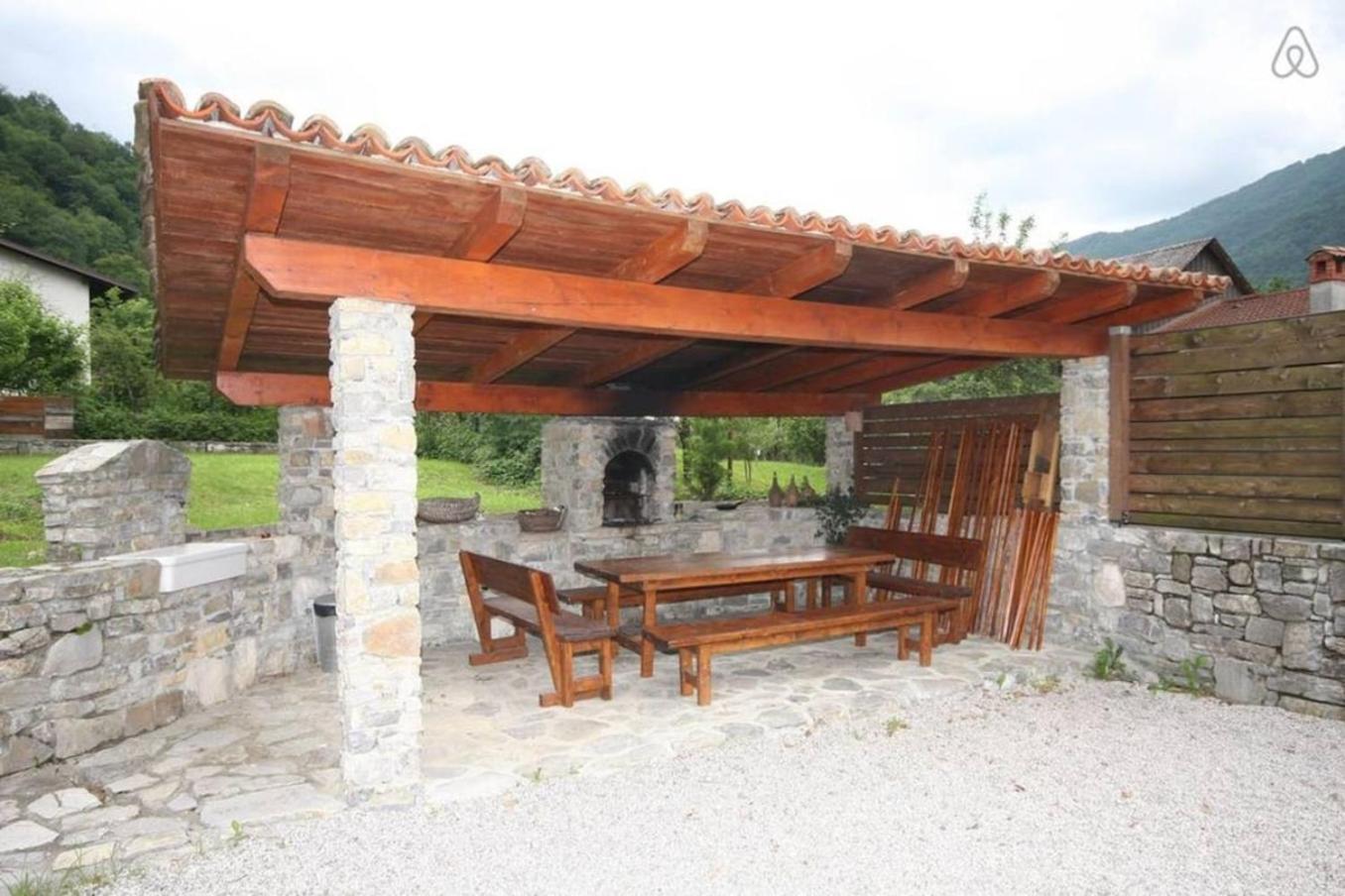 House Maharac With 3 Apartments Till 18 Persons Kamno Kültér fotó